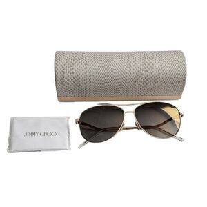 Jimmy Choo ESSY_S Sunglasses in Gold